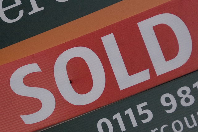 Sold sign